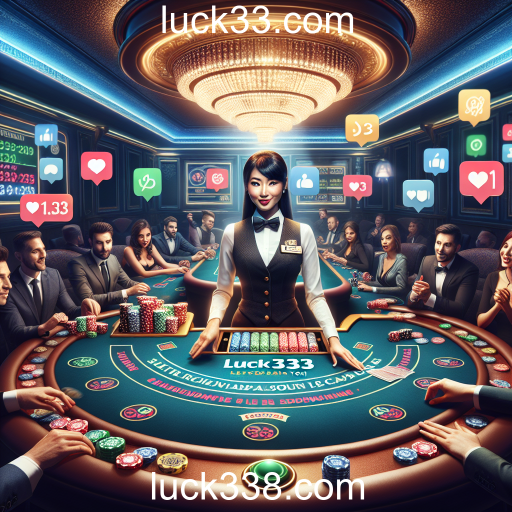 A Experiência Imersiva do Cassino Ao Vivo no Luck33.com